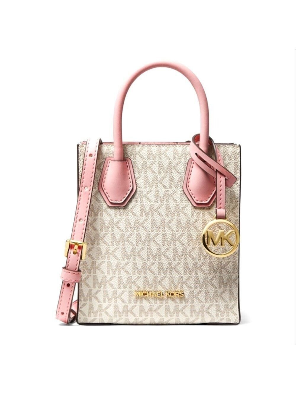 Michael Kors Mercer Extra Small Logo Leather Crossbody Bag